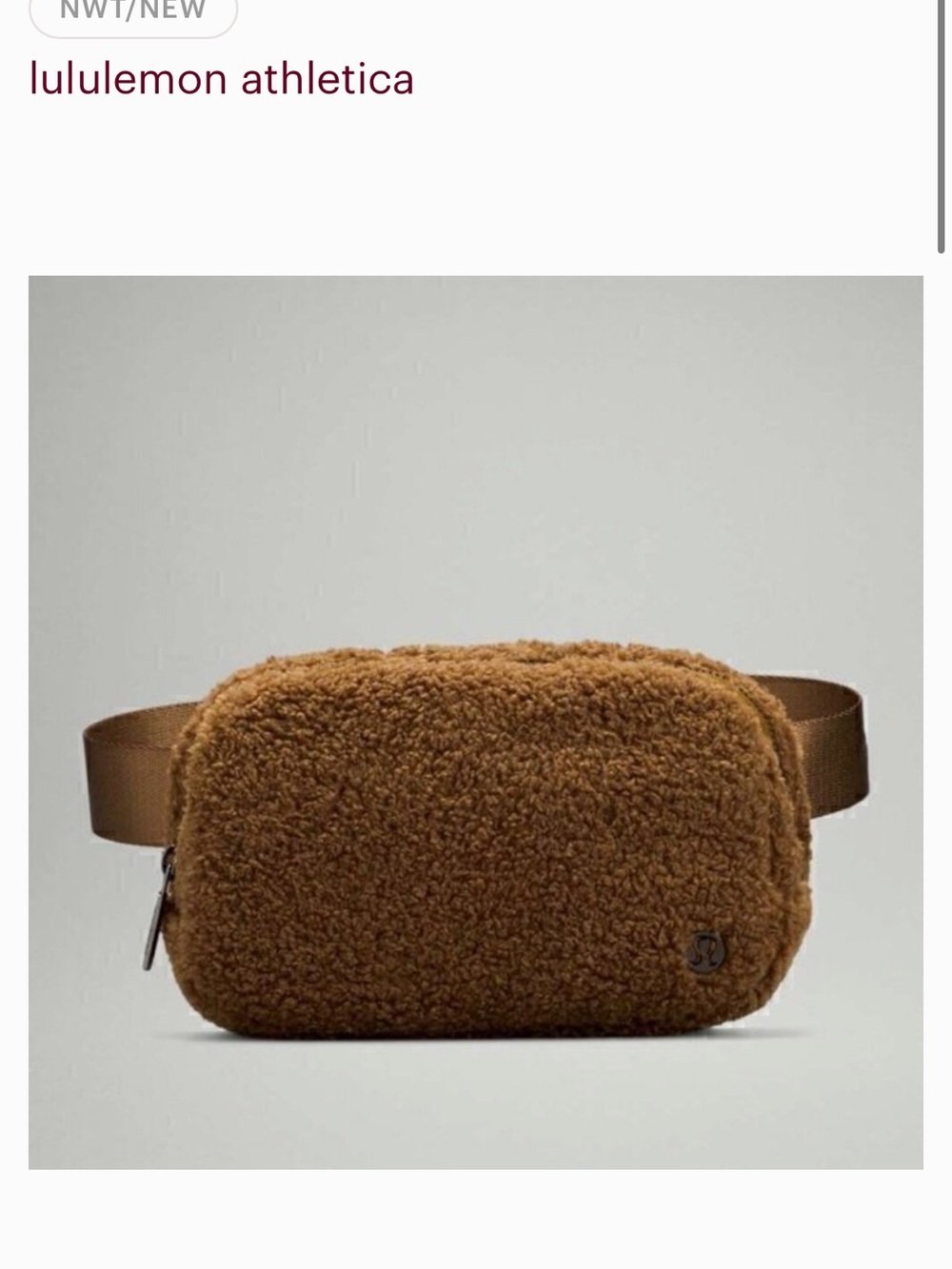 Lululemon Belt Bag Fleece Camel
